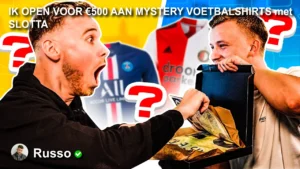 IK OPEN VOOR €500 AAN MYSTERY VOETBALSHIRTS met SLOTTA Russo