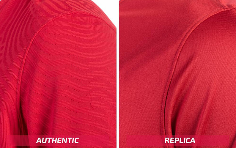 Replica vs Authentic Voetbalshirt